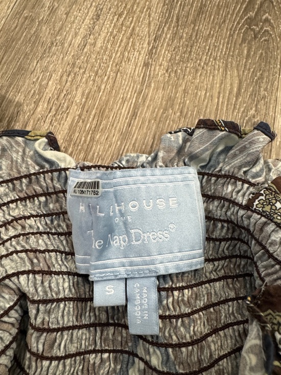 Hill house home the Ellie Nap Olive Equestrian Scarf dress sz small - Picture 7 of 7